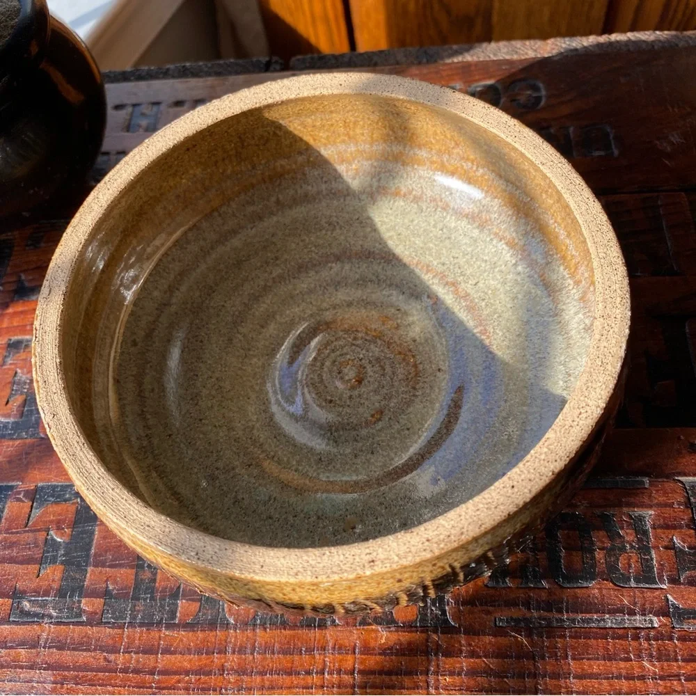 Studio Pottery Baking Dish with Lid EUC